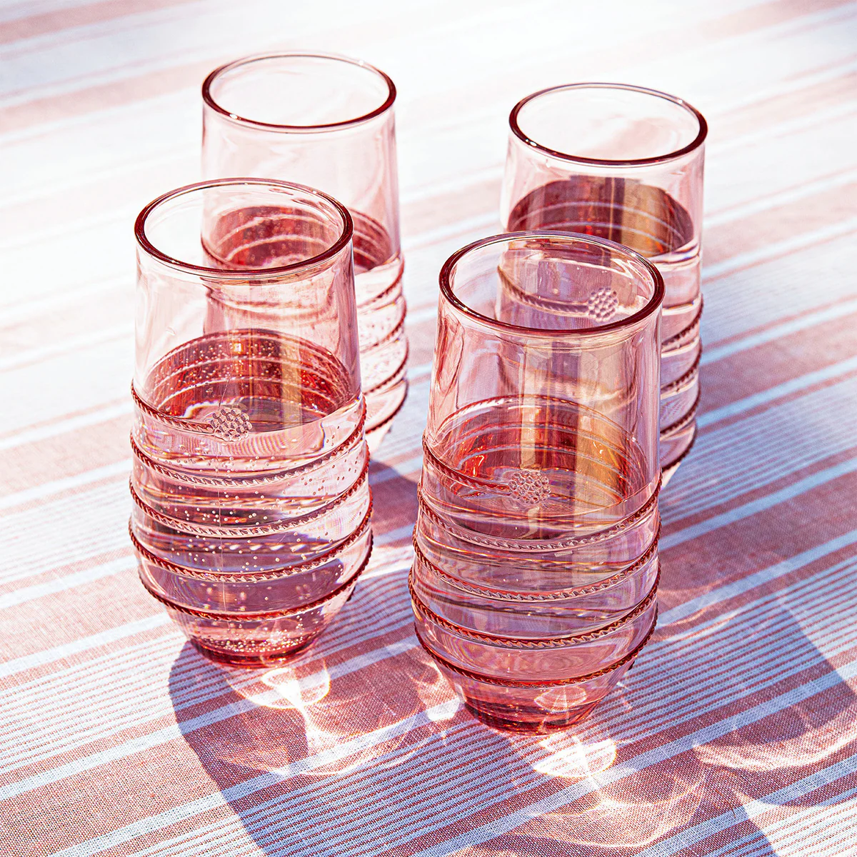 Amalia Acrylic Large Tumbler - Coral - Image 4