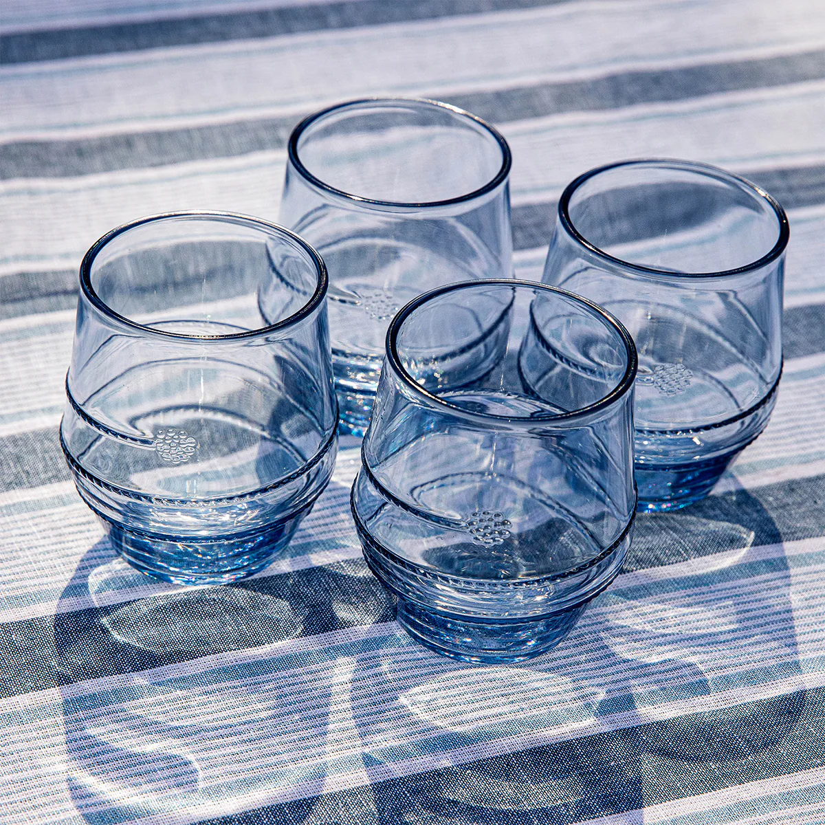 Amalia Acrylic Small Tumbler Set/4 - Ocean - Image 4