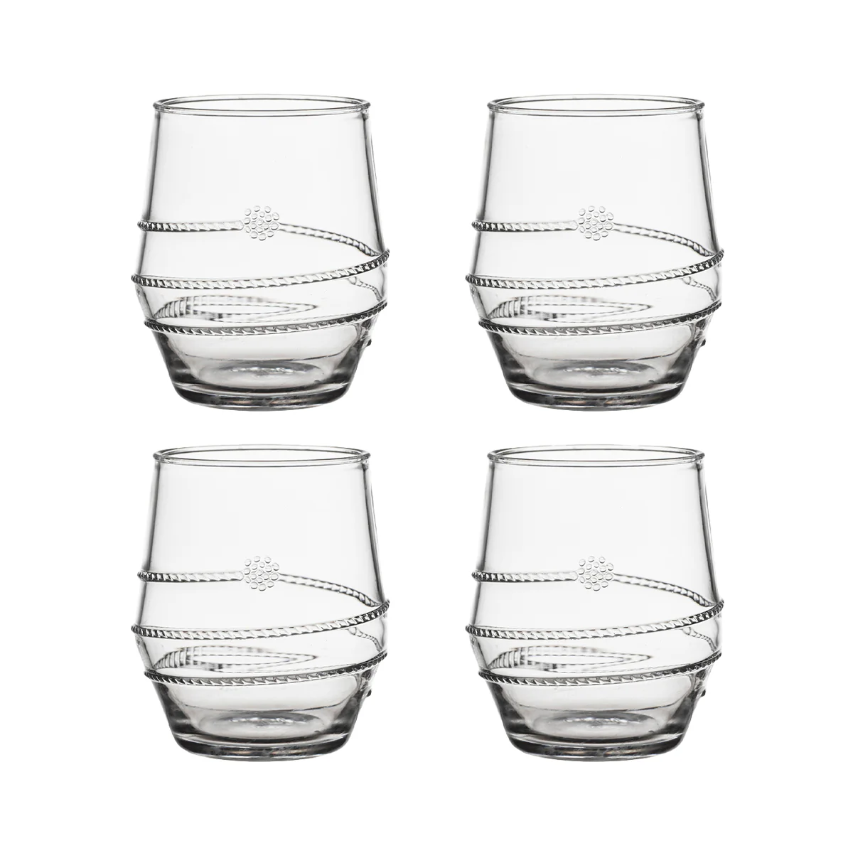 Amalia Acrylic Small Tumbler Set/4