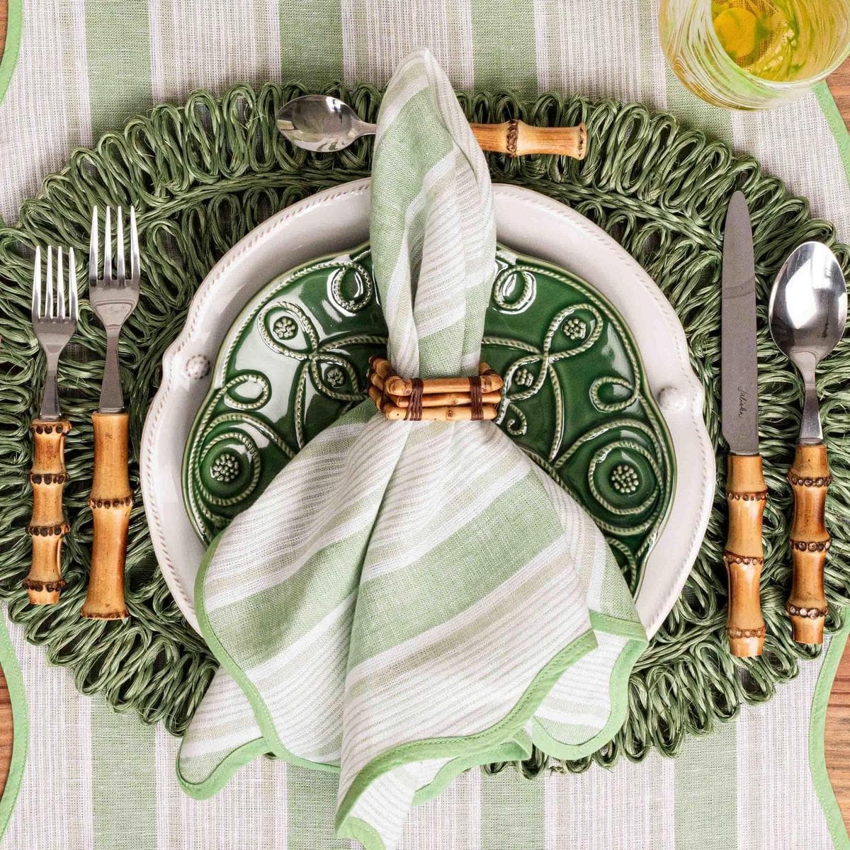 Bamboo 20pc Place Setting - Natural - Image 3
