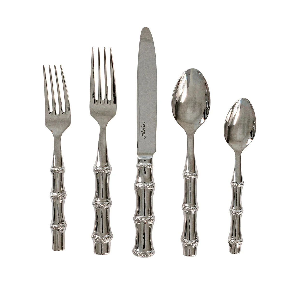 Bamboo 20pc Place Setting - Polished - Image 6