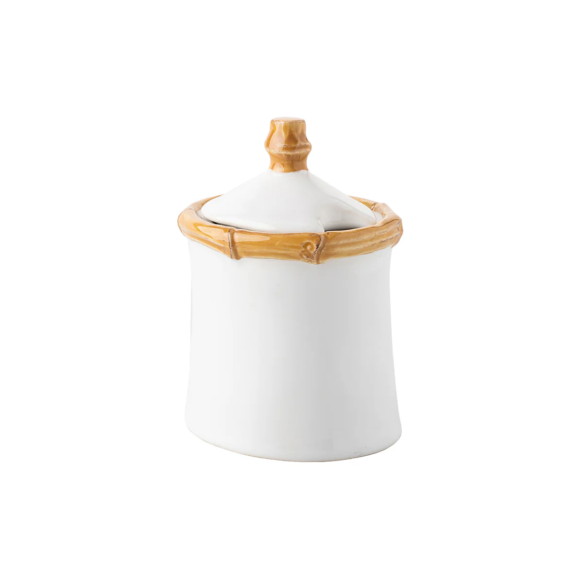 Bamboo Sugar Bowl with Lid- Natural