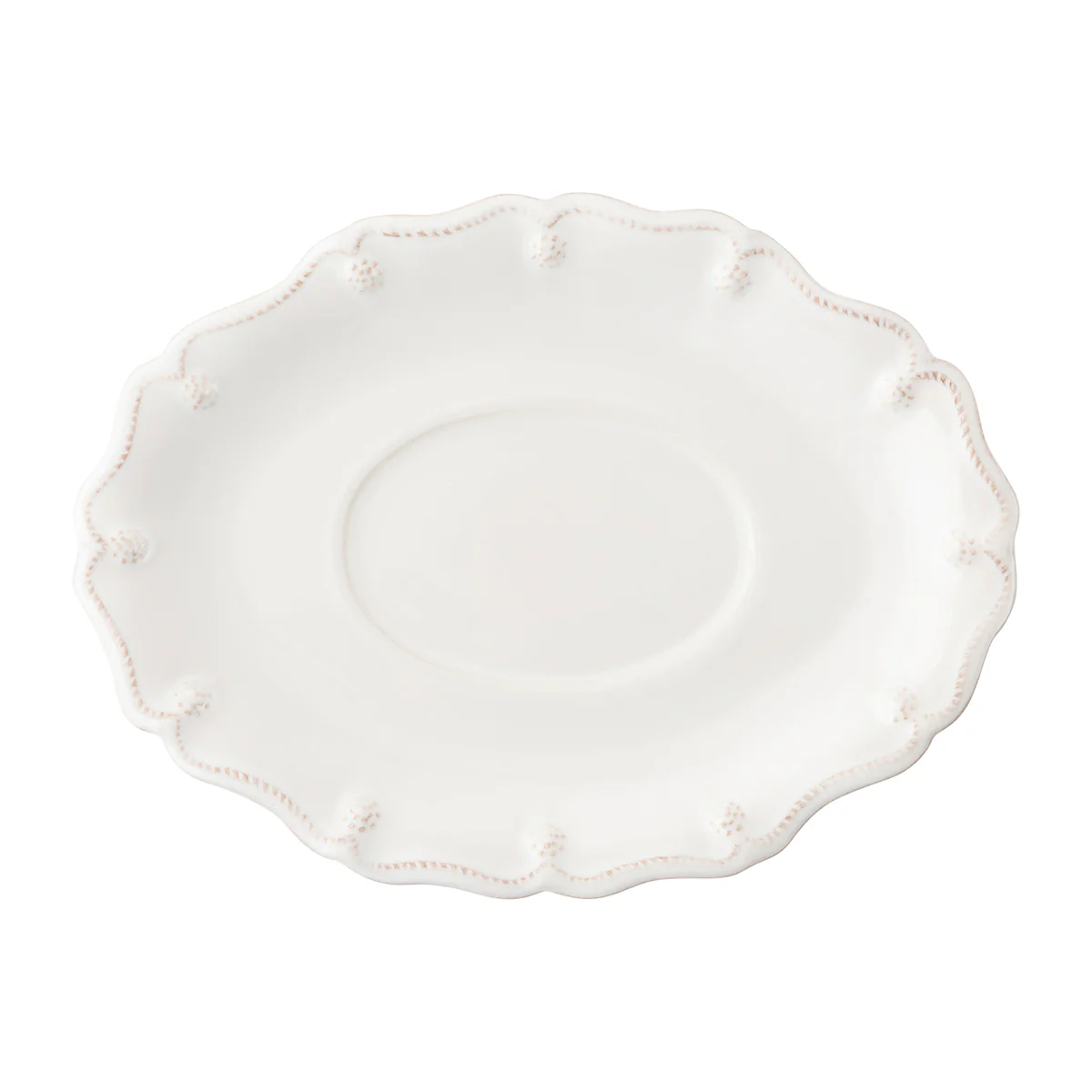 Berry & Thread Sauce Boat and Stand - Whitewash - Image 5