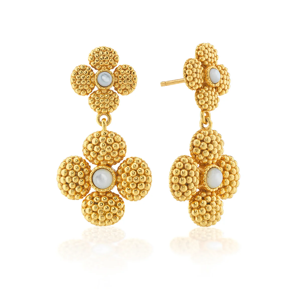Berry Clover Convertible Duo Earrings - Image 4