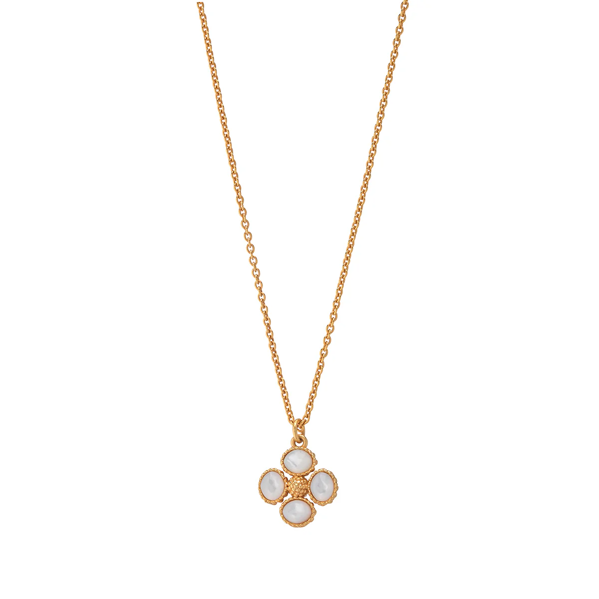 Berry Clover Double Sided Charm Necklace