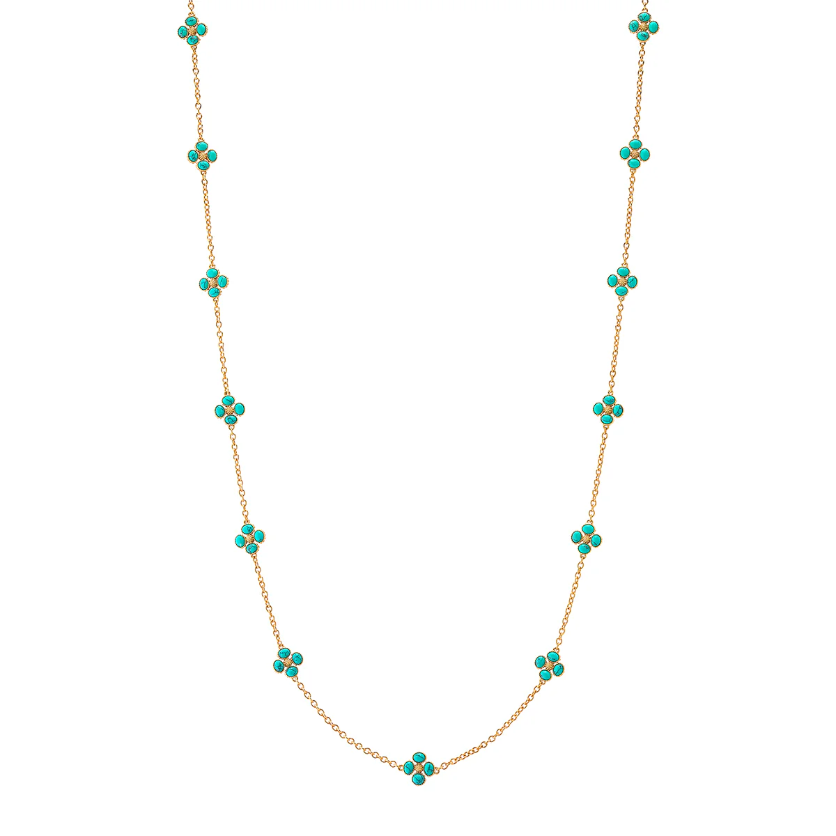 Berry Clover Double Sided Necklace, 34" - Image 2