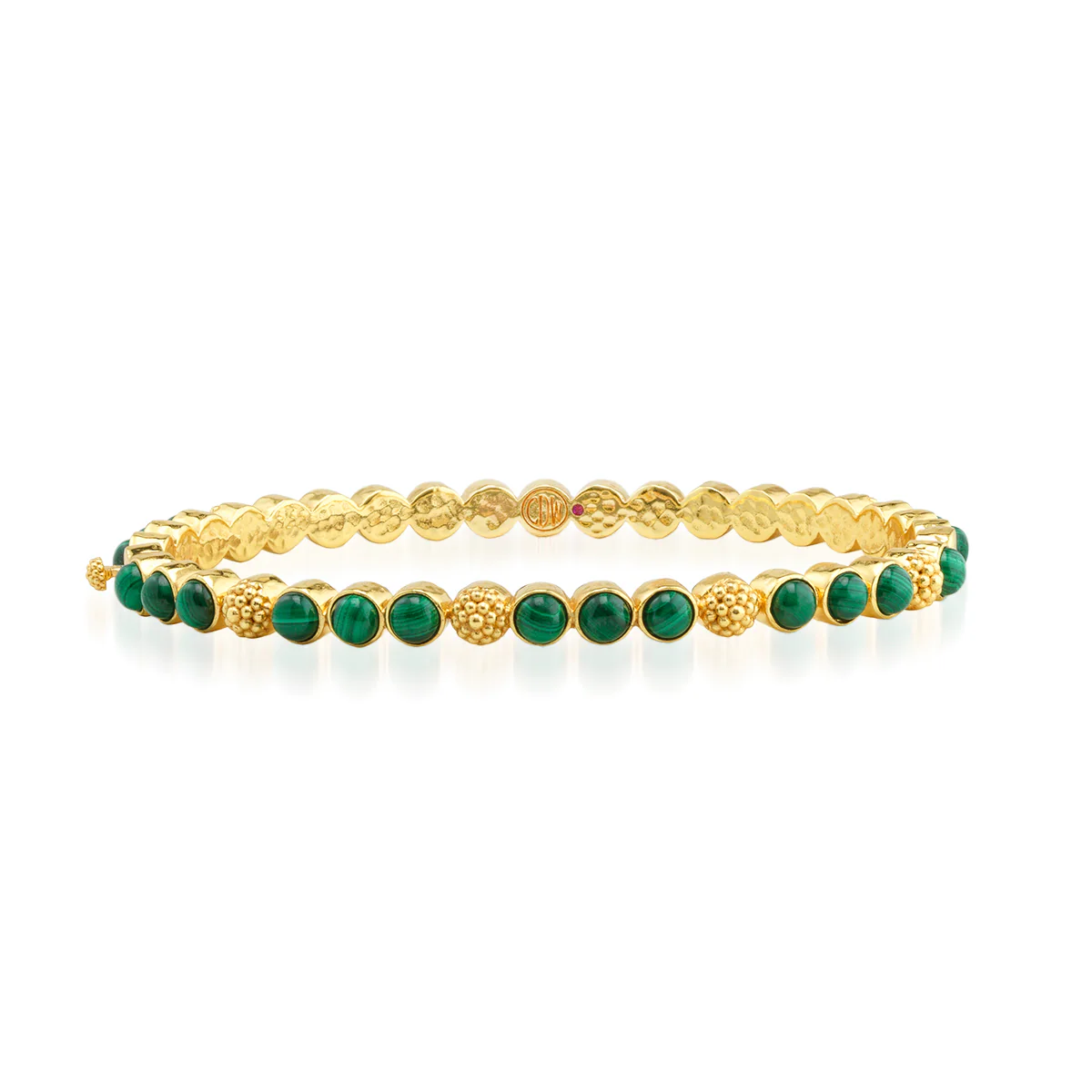 Berry Gem Petite Hinged Bangle - Image 2
