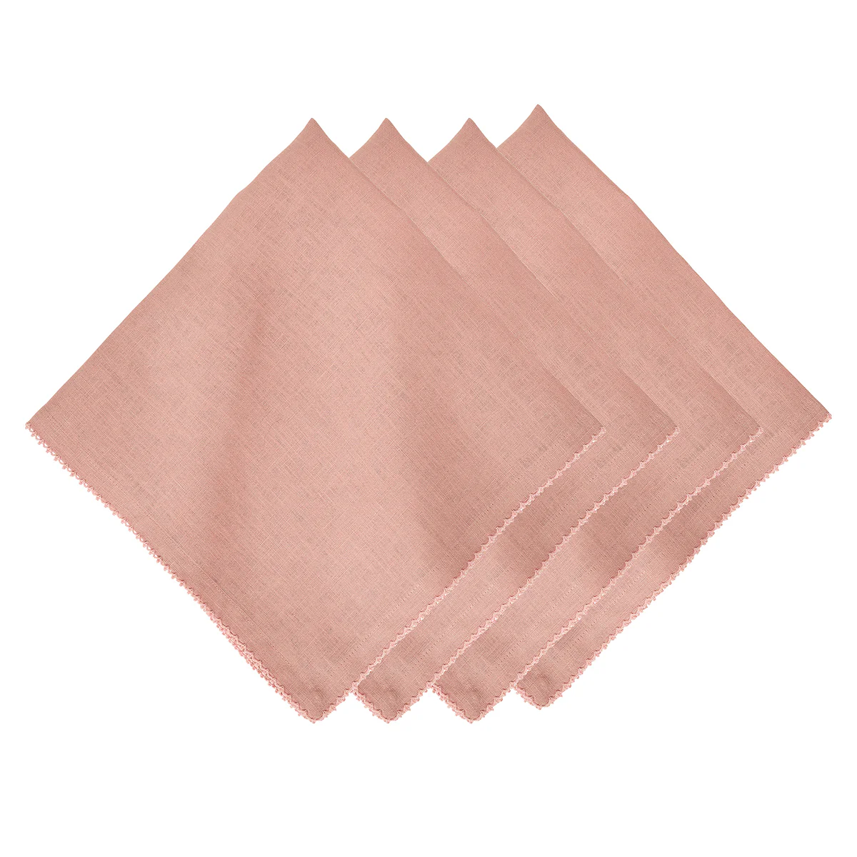 Berry Scallop Napkin Set/4 - Image 3