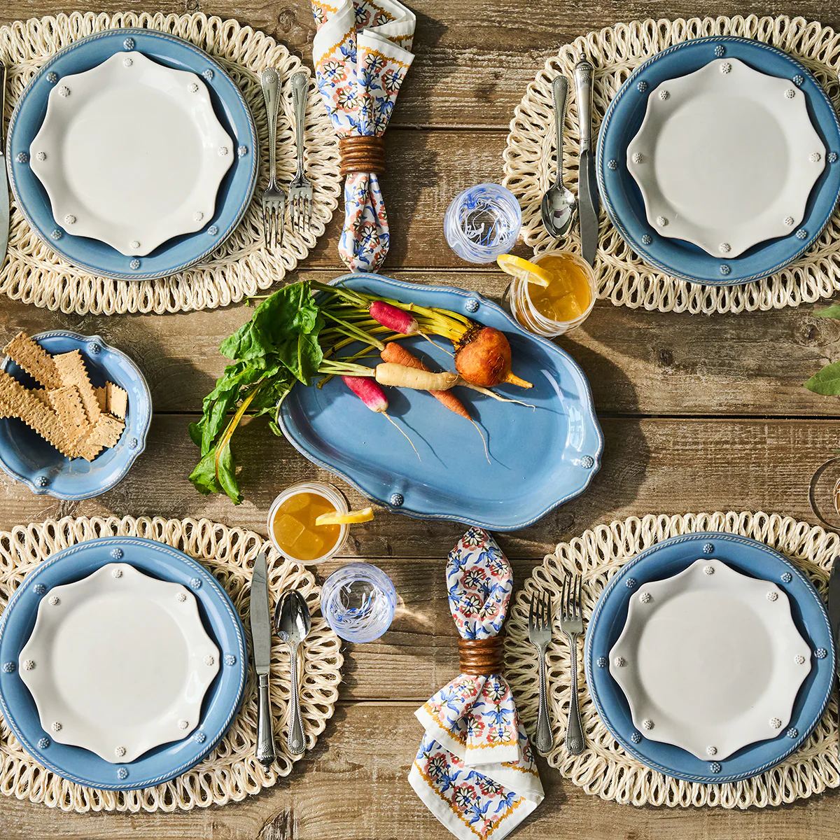 Berry & Thread 16pc Place Setting - Chambray - Image 4