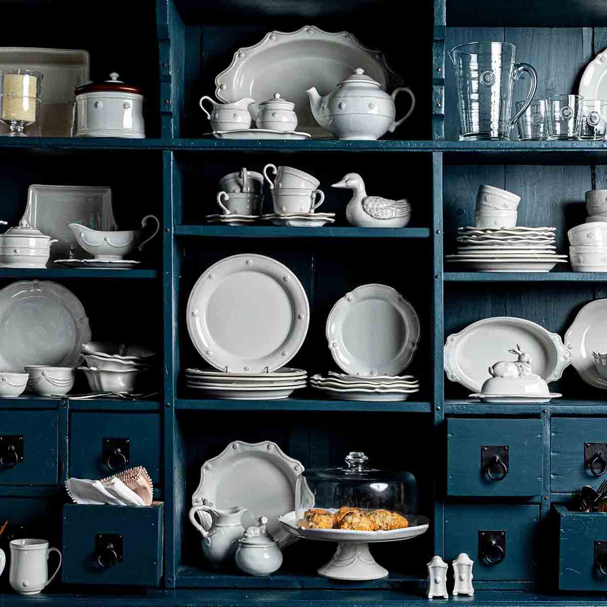 Berry & Thread Classic 16pc Place Setting - Whitewash - Image 3