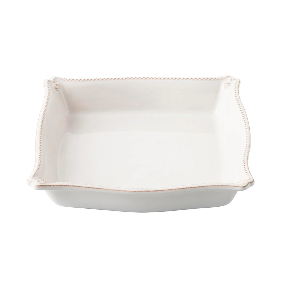 Berry & Thread Matzoh Plate - Whitewash