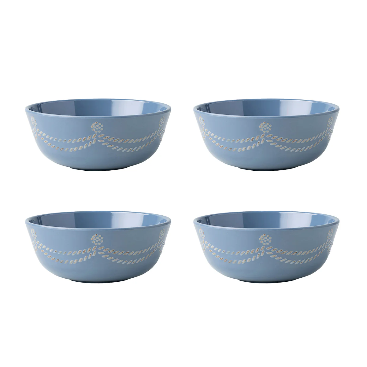 Berry & Thread Melamine Cereal/Ice Cream Bowl Set/4