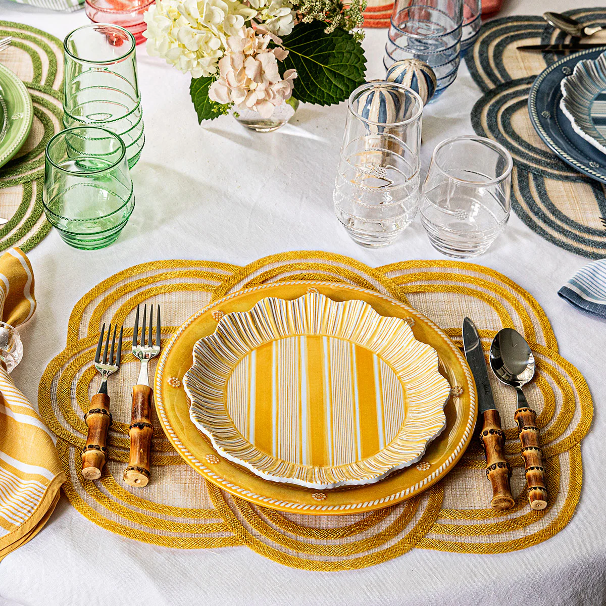 Berry & Thread Melamine Dinner Plate Set/4 - Sunshine - Image 5