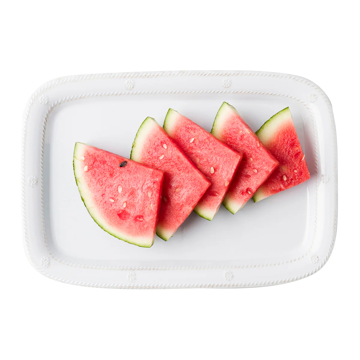 Berry & Thread Melamine 16" Tray - Whitewash - Image 2
