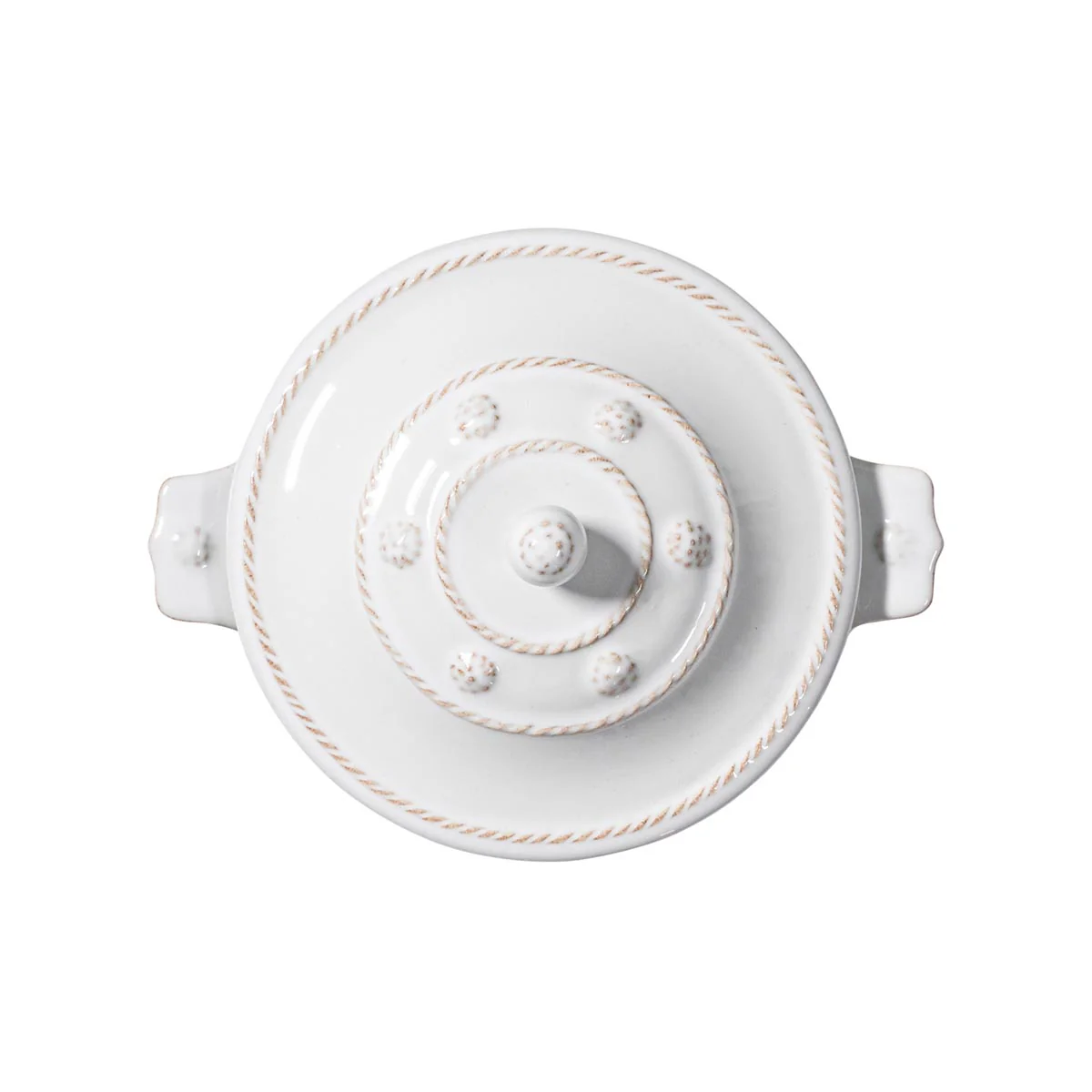 Berry & Thread Mini Cocotte - Whitewash - Image 3