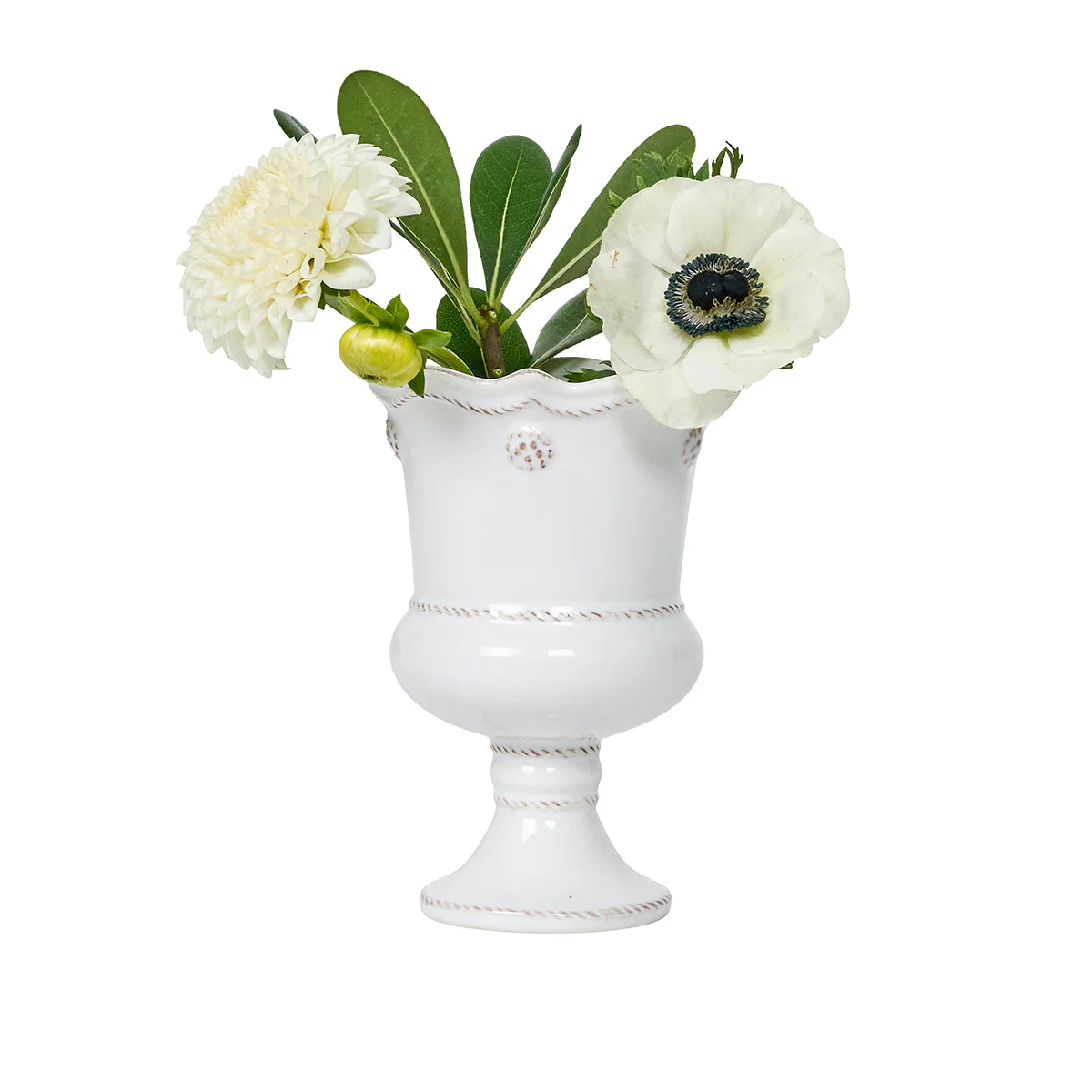 Berry & Thread Petite Parterre Garden 5" Vase - Whitewash - Image 2