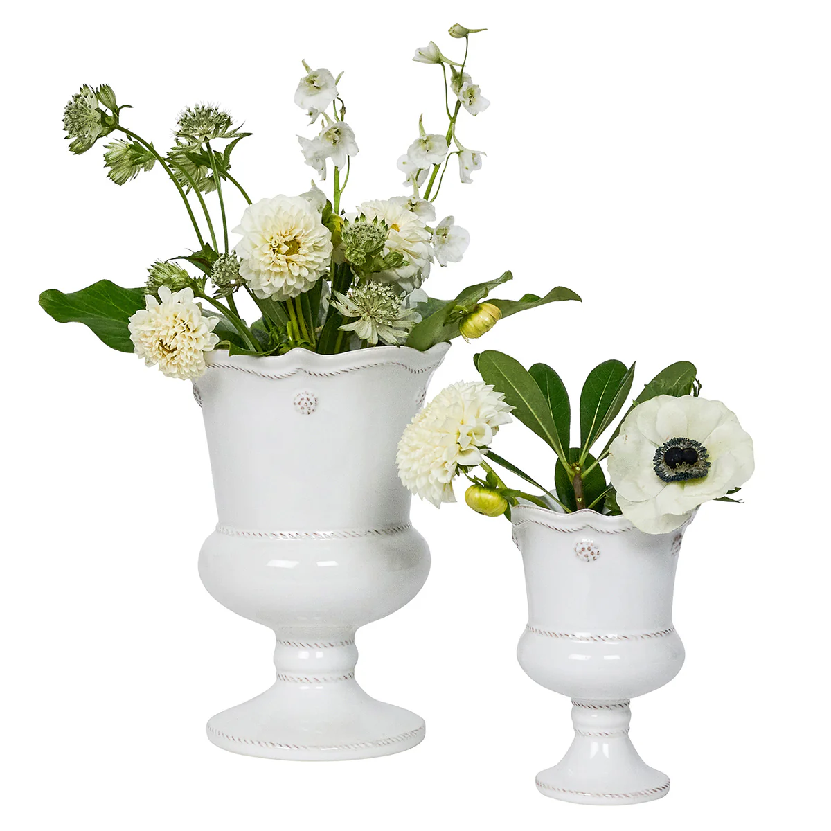 Berry & Thread Petite Parterre Garden 5" Vase - Whitewash - Image 3