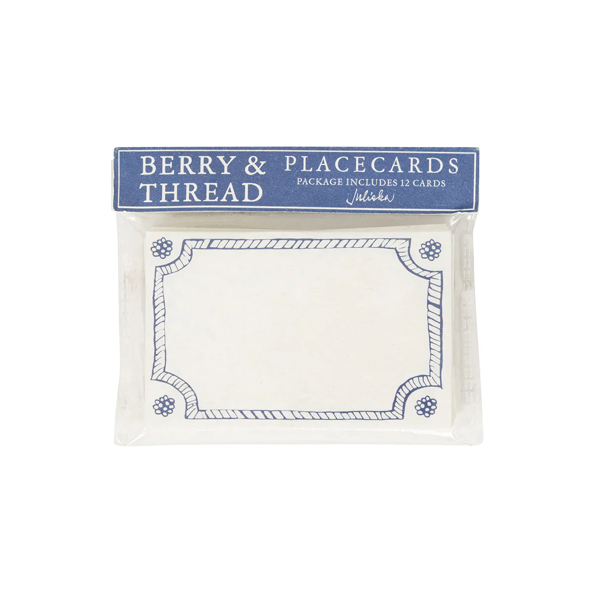 Berry & Thread Place Card Set/12 - Chambray - Image 3