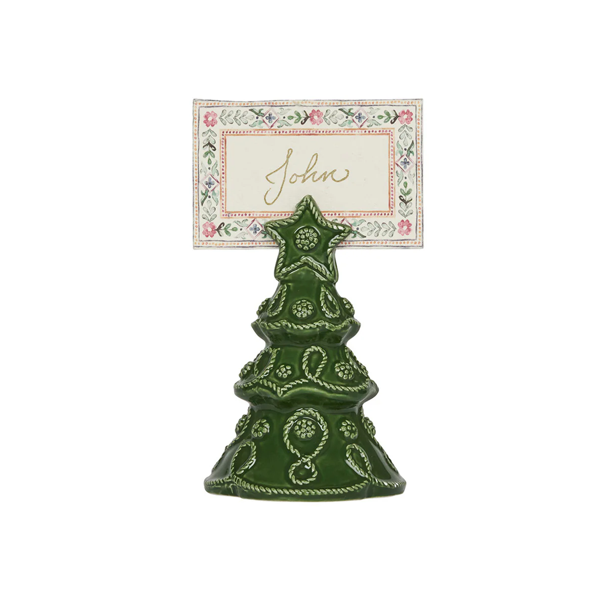Berry & Thread Tree Place Card Holder Set/4 - Basil - Image 3