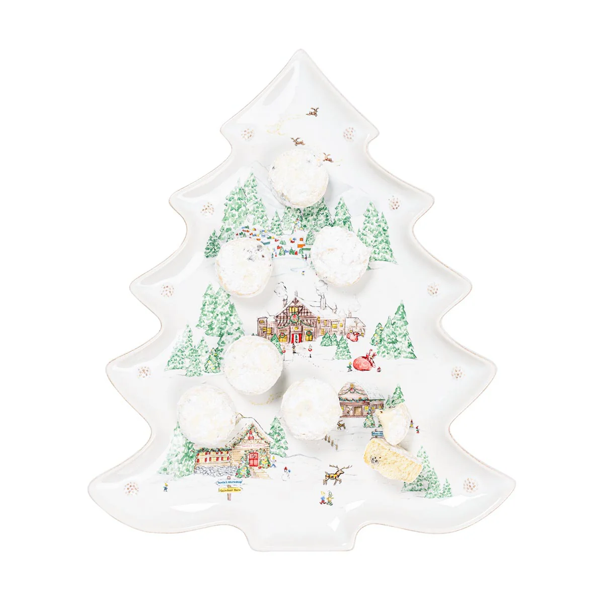 Berry & Thread North Pole 15" Tree Platter - Image 2