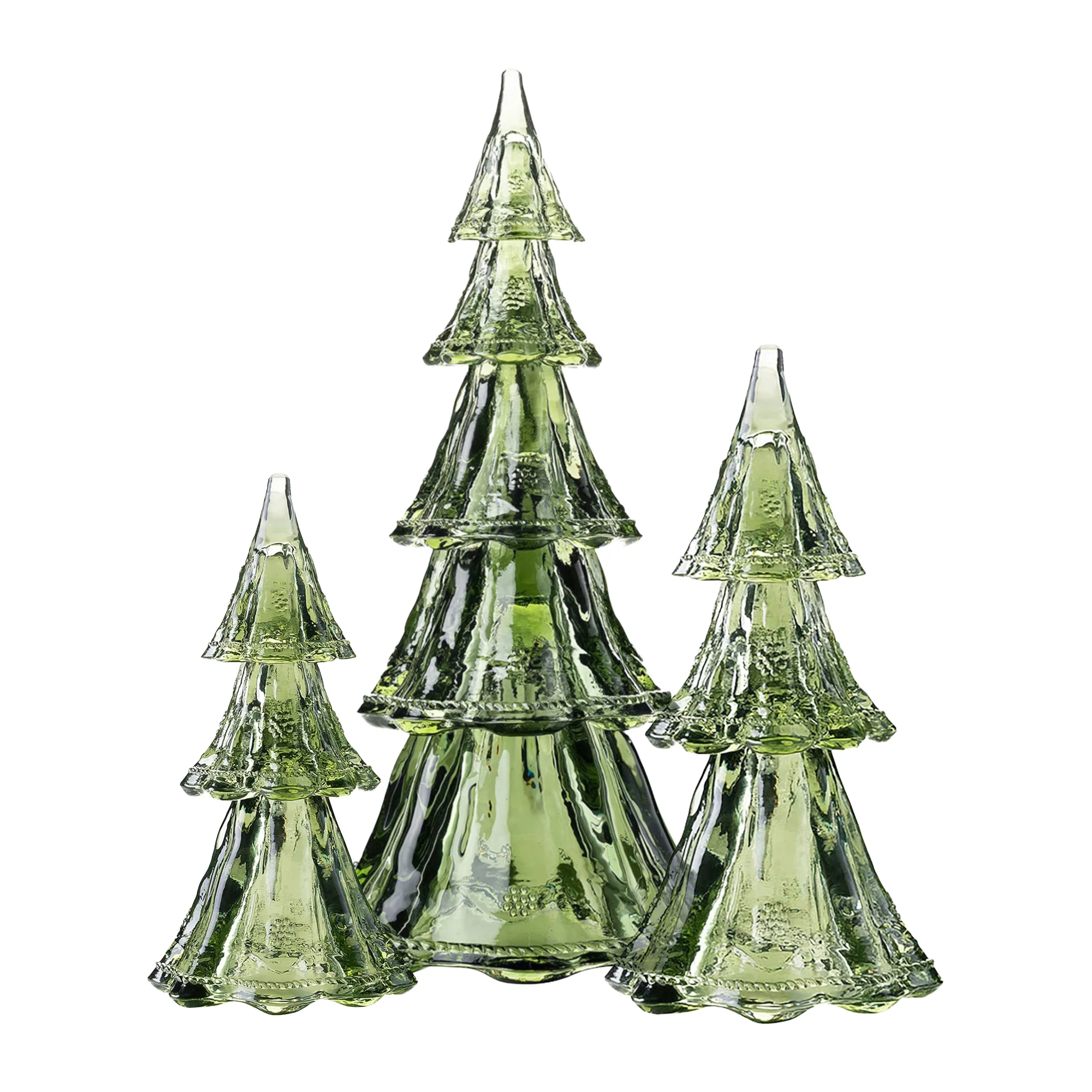 Berry & Thread 10.5" Tree Set/3pc - Evergreen - Image 2