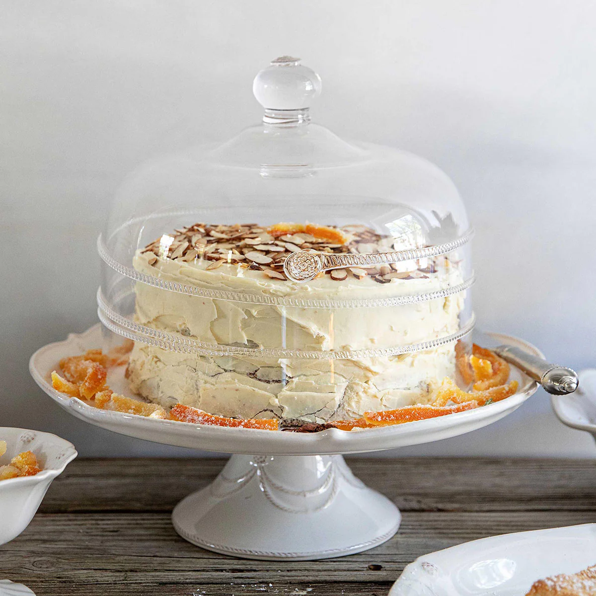 Berry & Thread Cake Stand - Whitewash - Image 6