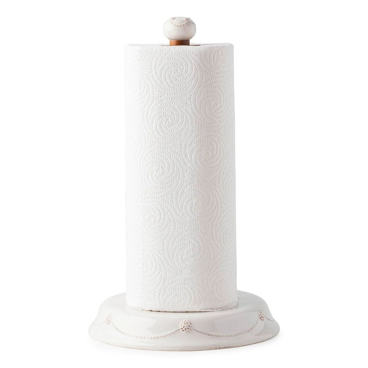 Berry & Thread Paper Towel Holder - Whitewash - Image 2