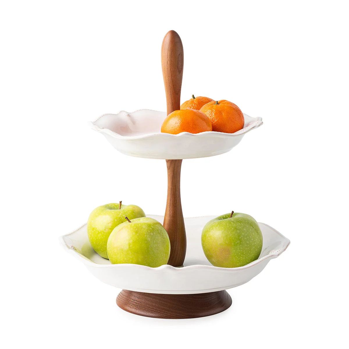Berry & Thread Two Tiered Server - Whitewash - Image 2