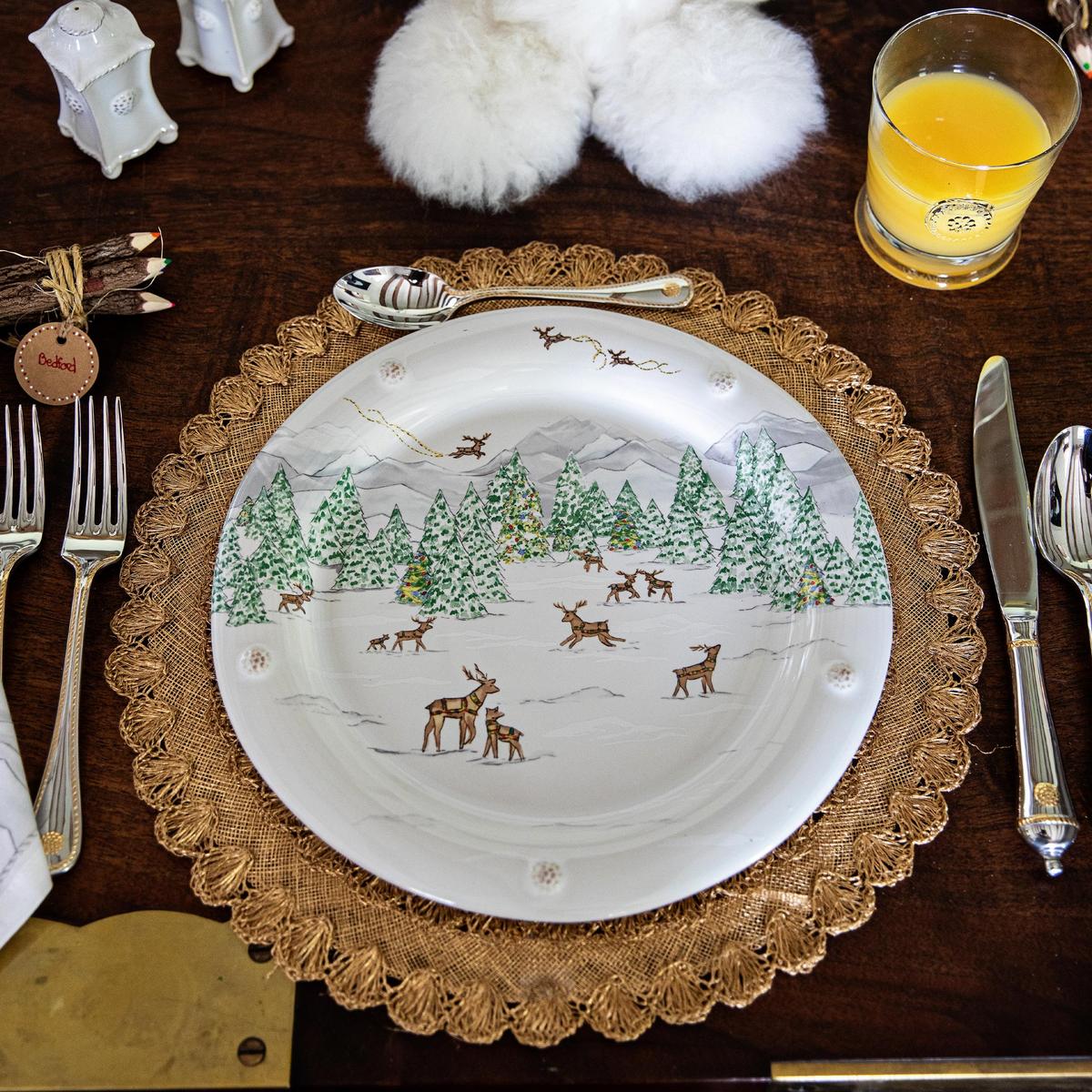 Berry & Thread 5pc Place Setting - Polished with Gold - Image 4