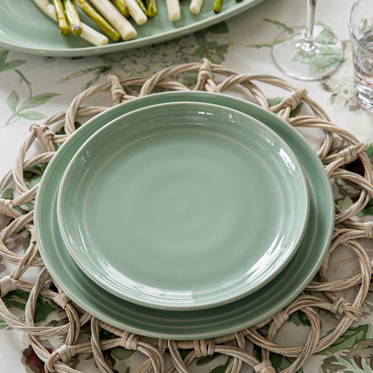 Bilbao Dessert/Salad Plate - Sage - Image 3