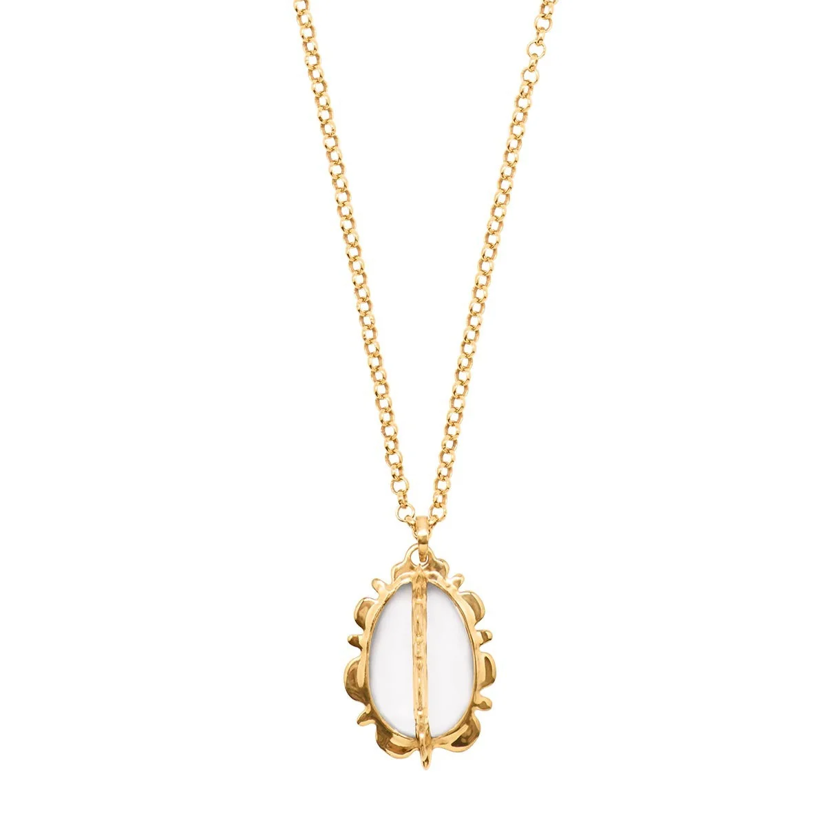 Bliss Necklace, 19"+2" - Clear Quartz - Image 3