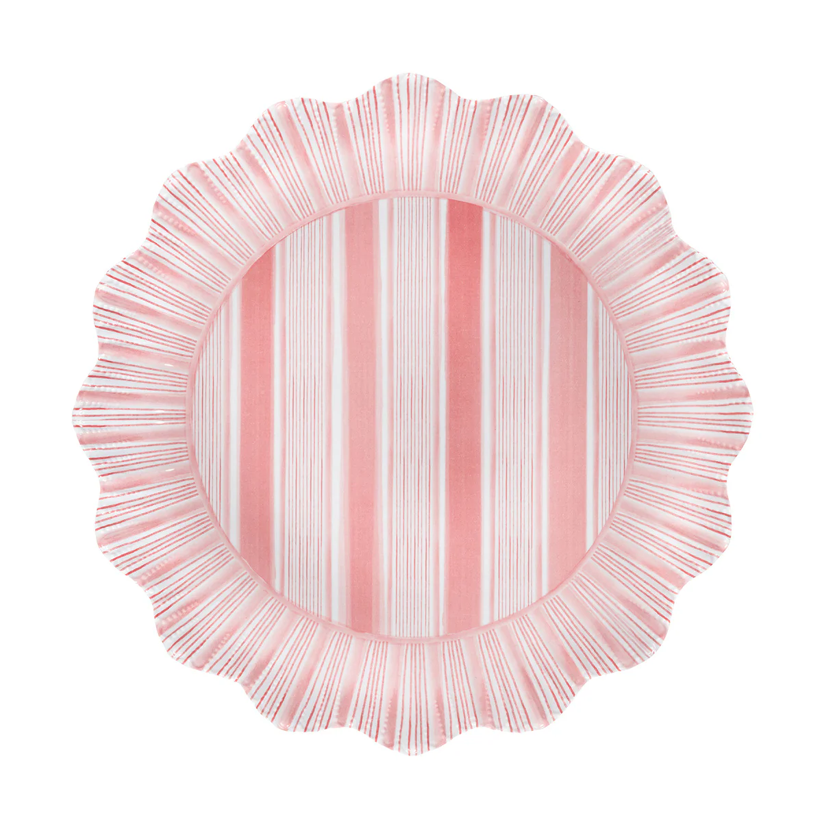 Cabana Stripe Melamine Dinner Plate Assorted Set/4 - Multi - Image 10