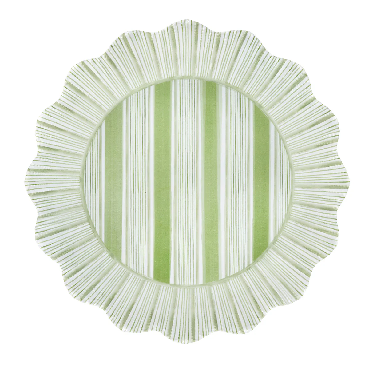 Cabana Stripe Melamine Dinner Plate Assorted Set/4 - Multi - Image 8