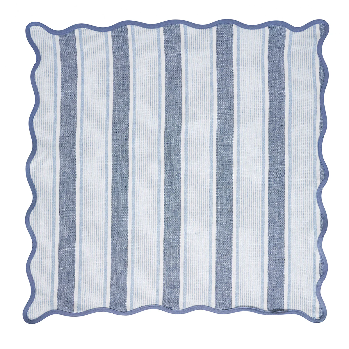 Cabana Stripe Napkin Set/4 - Ocean - Image 3