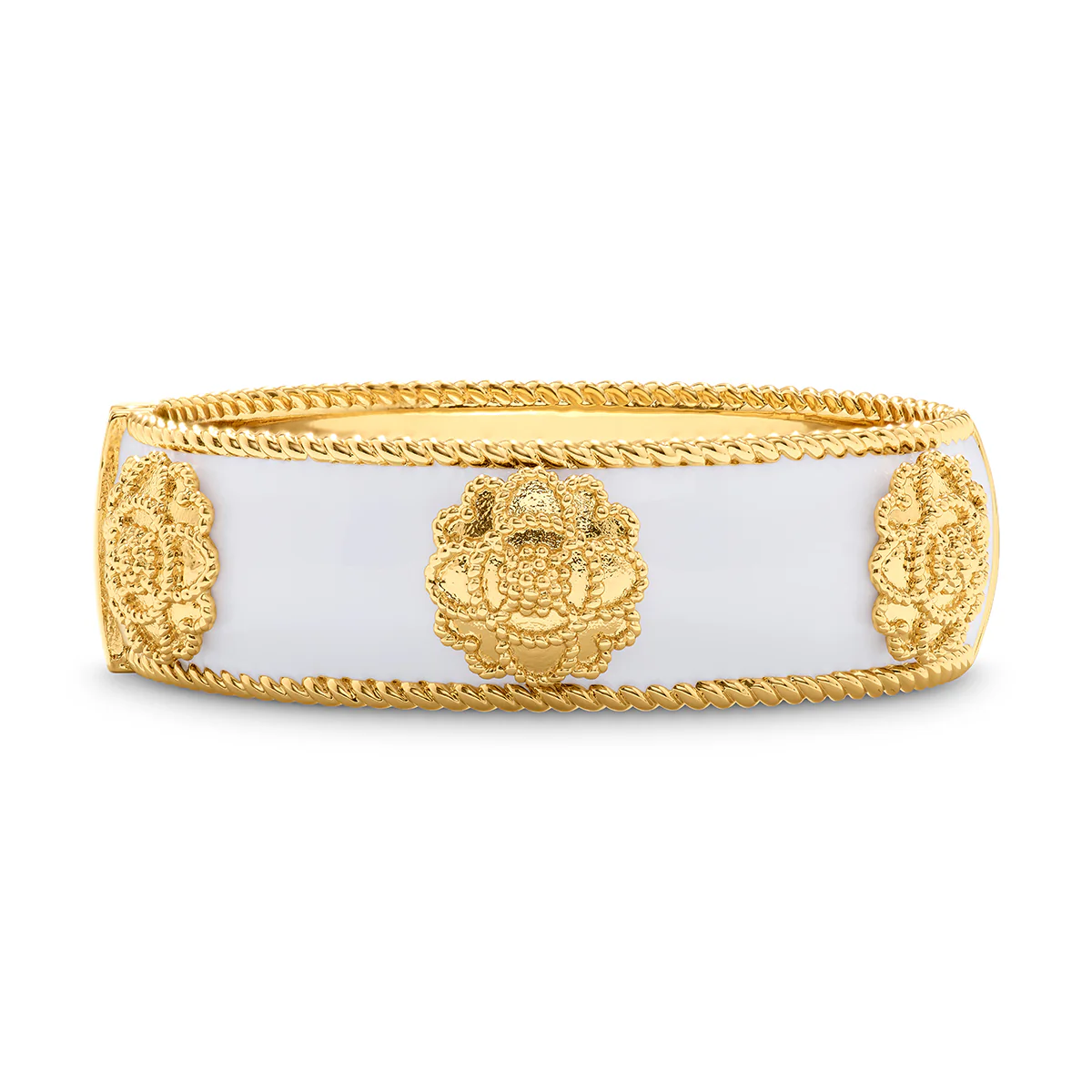 Capucine Blossom Hinged Cuff - Image 2