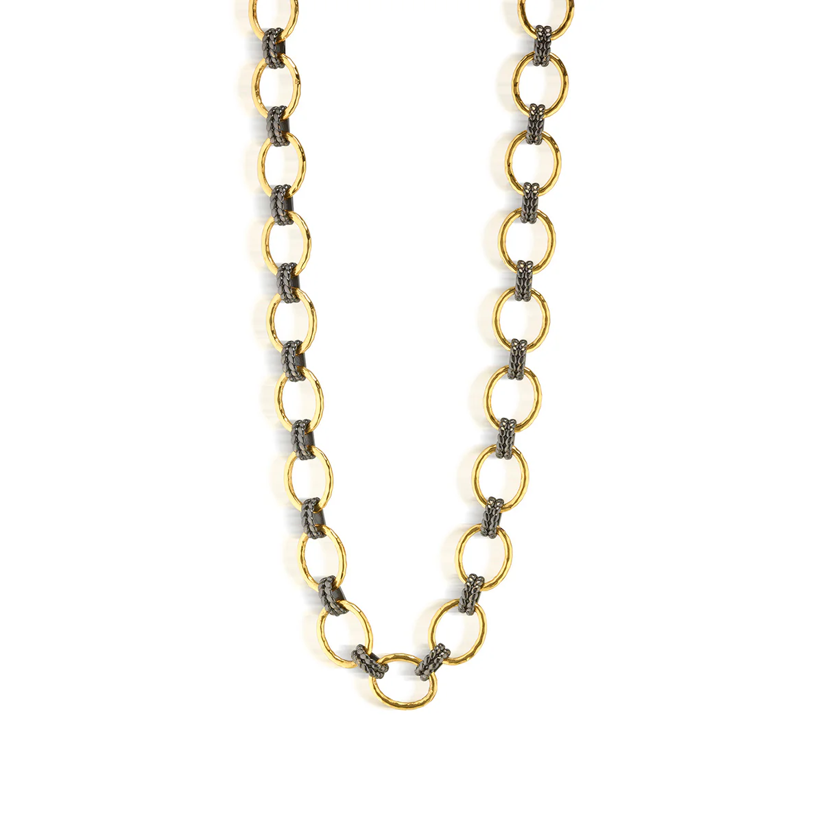 Cleopatra Grande Link Necklace, 16"+2'' - Image 4