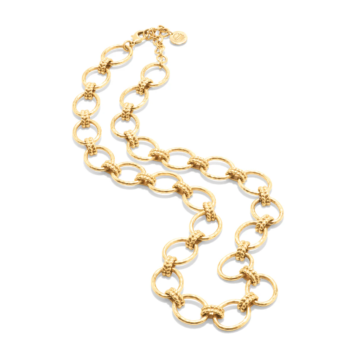 Cleopatra Grande Link Necklace, 16"+2'' - Gold - Image 3