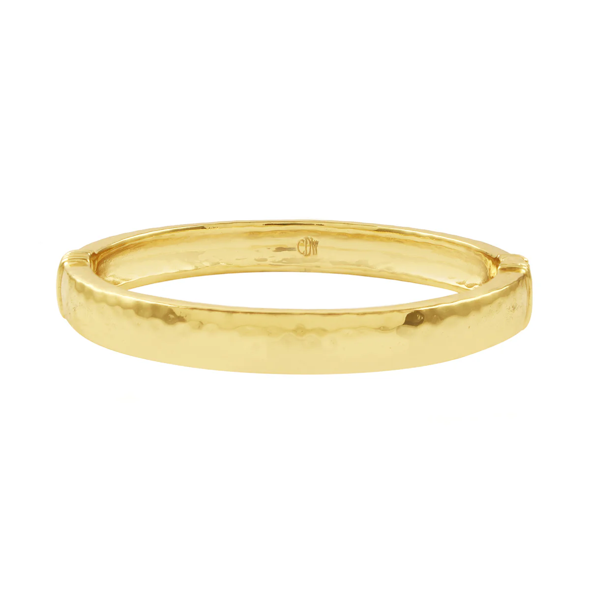 Cleopatra Oval Hinged Bangle - Image 2