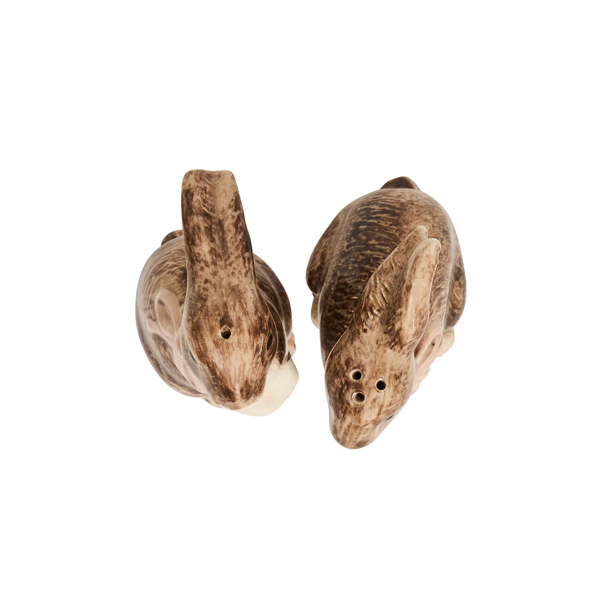 Clever Creatures Bunny Salt and Pepper Set/2pc - Napoleon & Josephine - Multi - Image 3