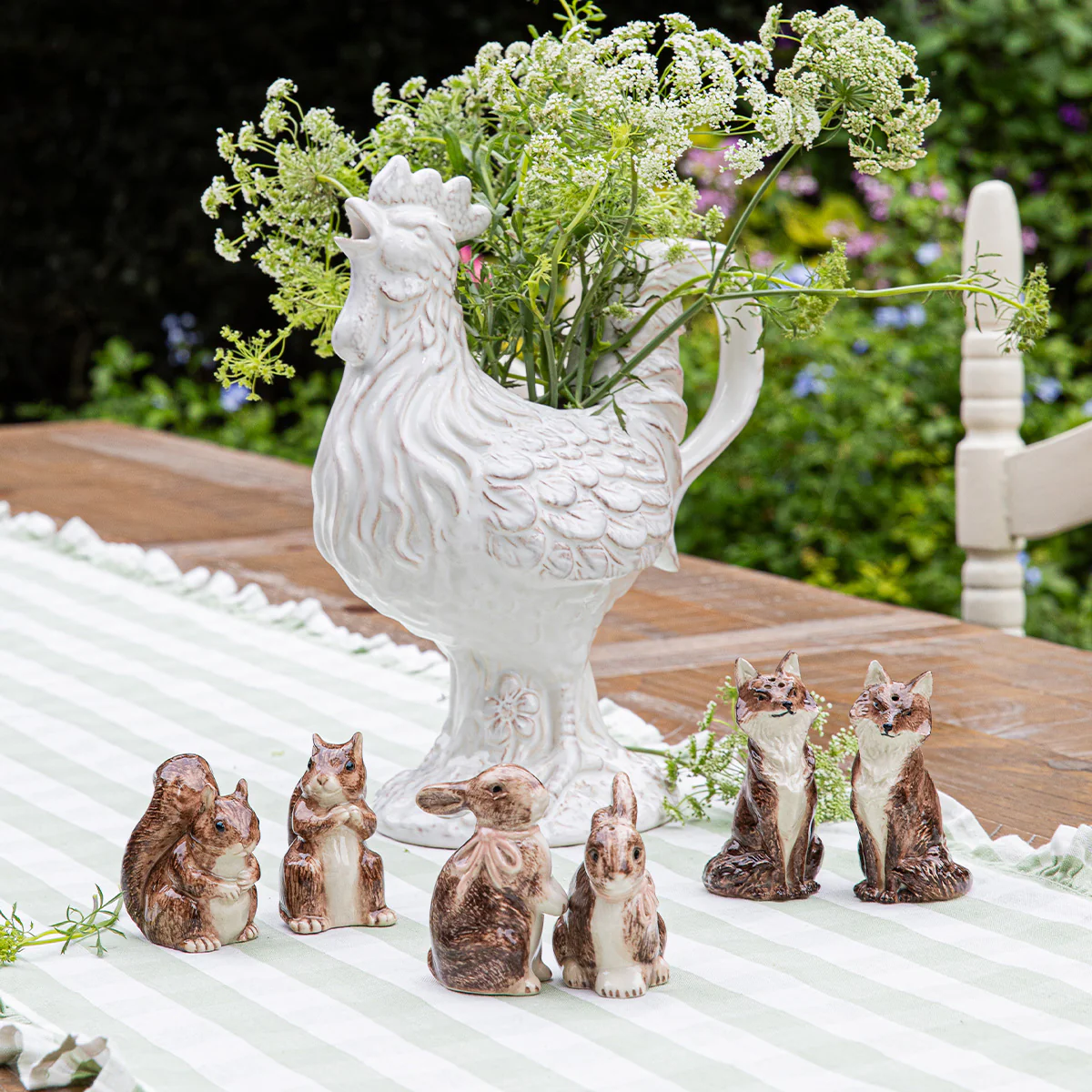 Clever Creatures Bunny Salt and Pepper Set/2pc - Napoleon & Josephine - Multi - Image 5