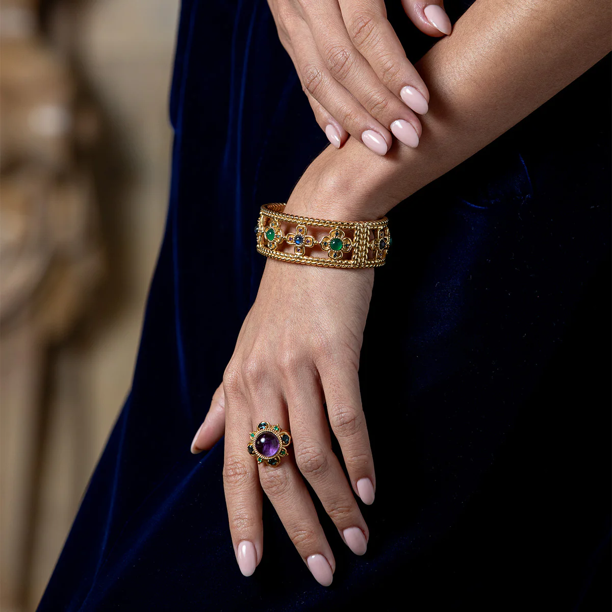 Contessa Belle Nuit Ring, Size 8 - Multi - Image 5