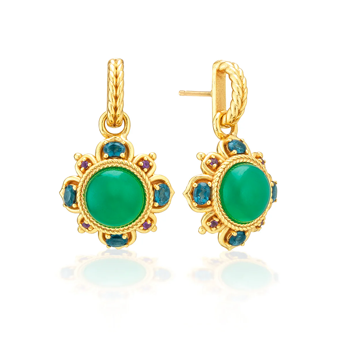 Contessa Post Drop Earrings - Multi