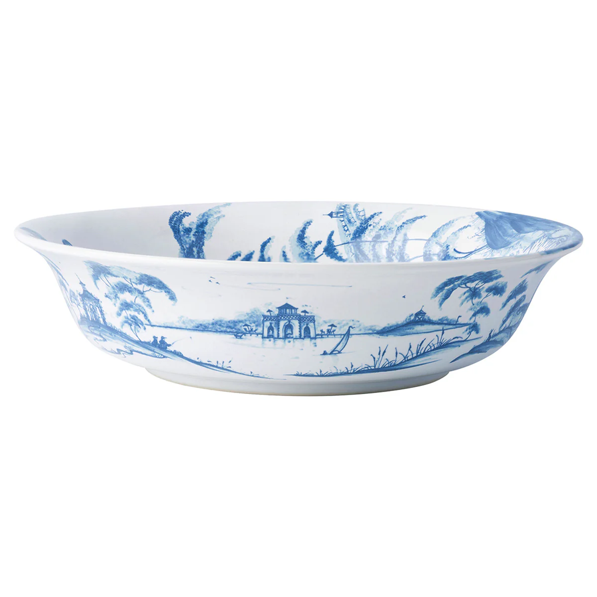 Country Estate 13" Serving Bowl - Delft Blue - Image 3