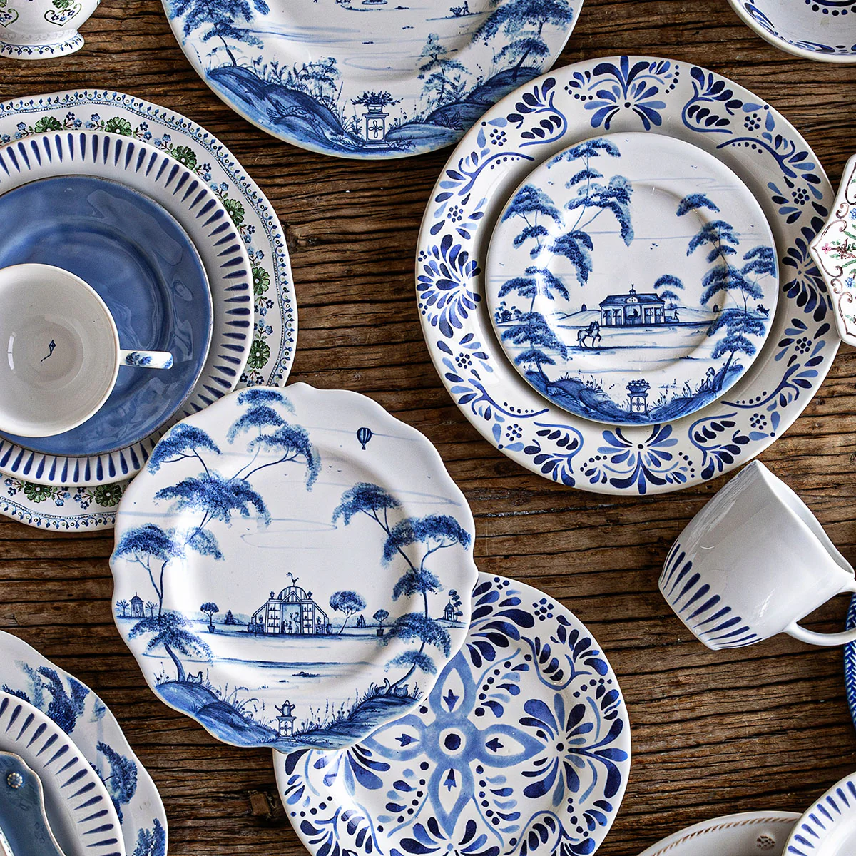 Country Estate Dessert/Salad Plate - Delft Blue - Image 5
