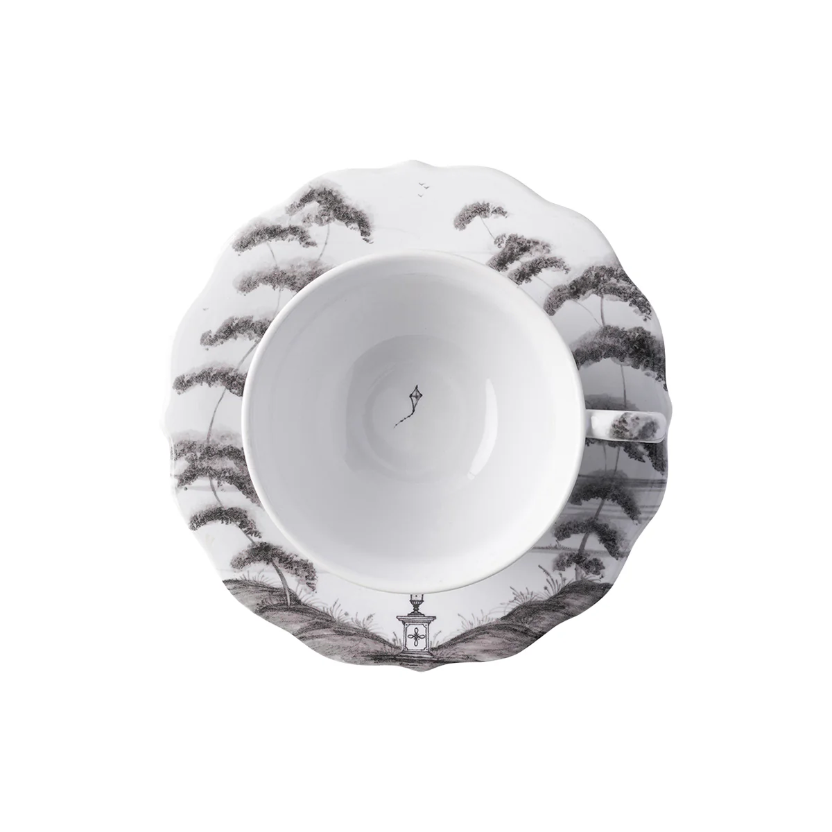 Country Estate Teacup - Flint Grey - Image 3