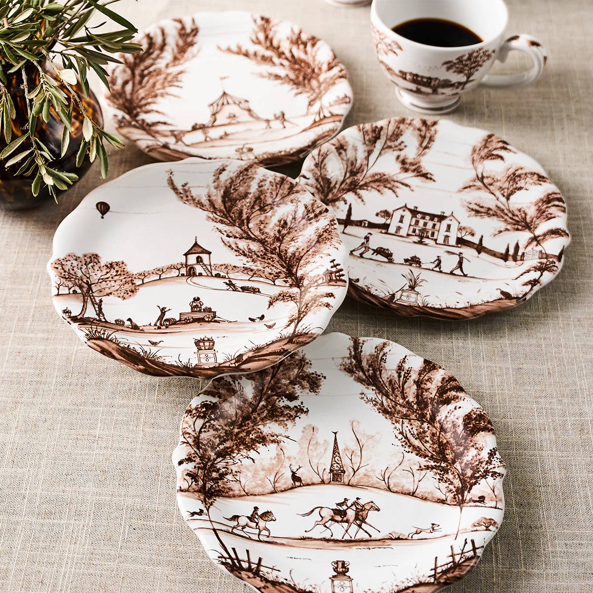 Country Estate Harvest Party Plate Assorted Set/4 - Image 4
