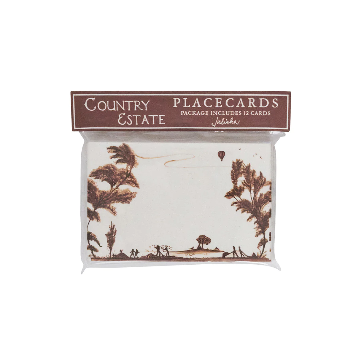 Country Estate Harvest Place Card Set/12 - Sepia - Image 3