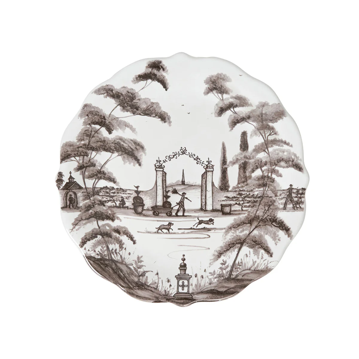 Country Estate Party Plate Assorted Set/4 - Flint Grey - Image 9