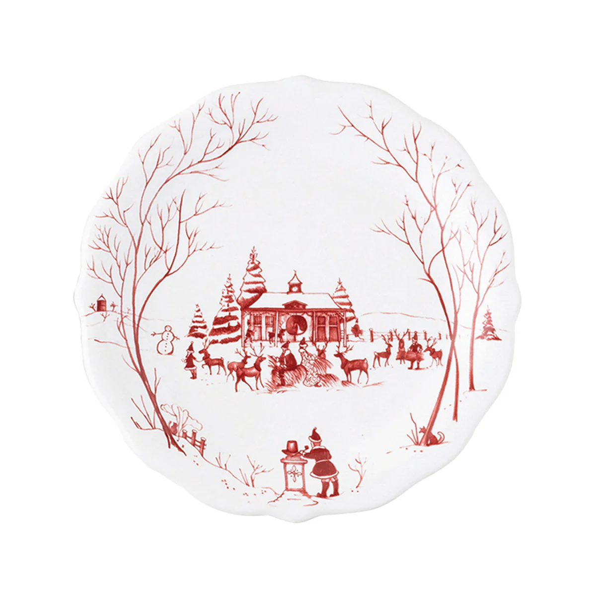 Country Estate Winter Frolic Party Plate Assorted Set/4 - Image 6