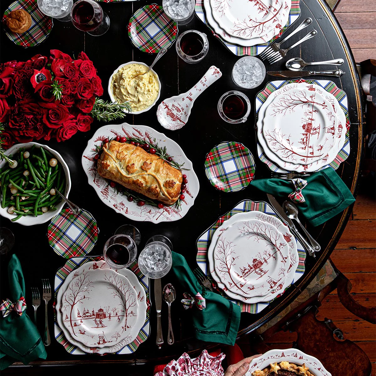 Country Estate Winter Frolic 15" Platter - Image 3